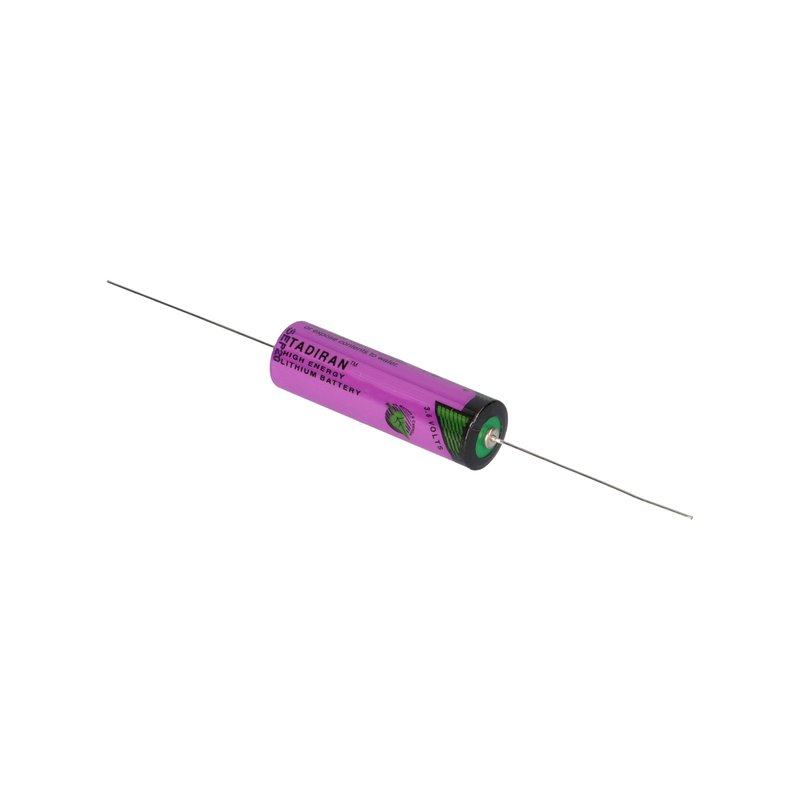 Pile au lithium Tadiran 3,6 V SL 760P AA avec fil à souder axial