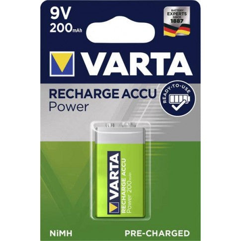Varta 9V 200mAh wiederaufladbar