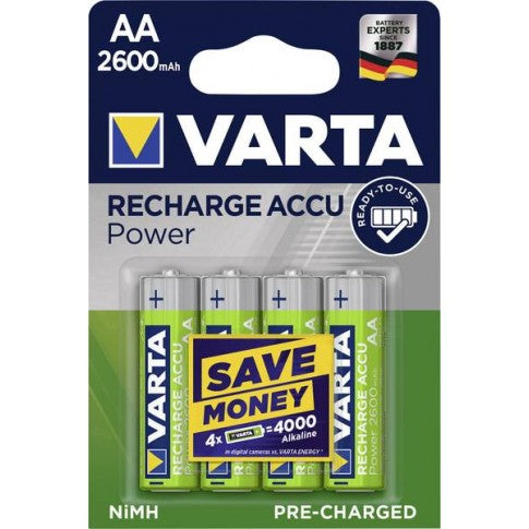 Varta AA 2600mAh Ready2Use wiederaufladbar