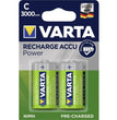 Varta 3000 mAh Oplaadbare C Batterij 1,2V