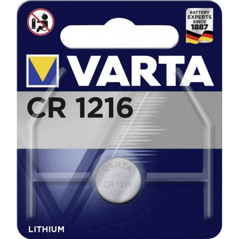 Varta Lithium-Knopfzelle CR1216 3V