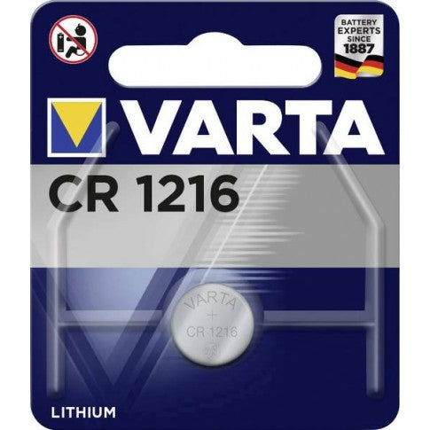 Pile bouton au lithium Varta CR1216 3V 