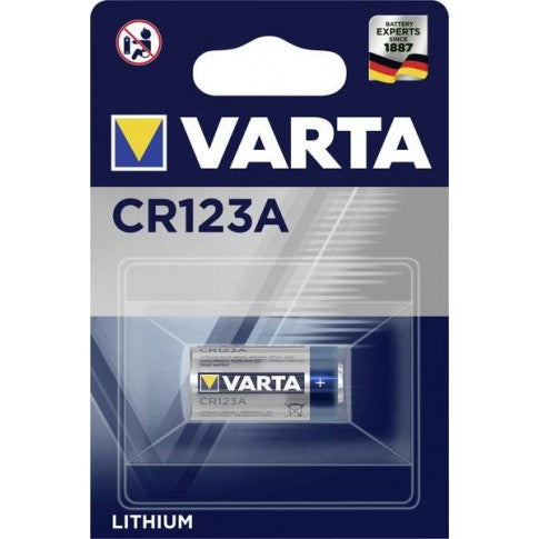 Varta CR123A Lithium Batterij 3V
