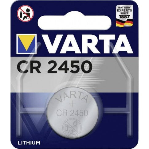 Pile bouton au lithium Varta CR2450 3V 